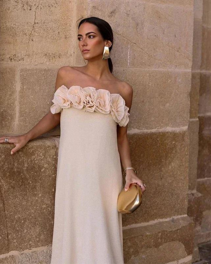 robe droite chic pour mariage