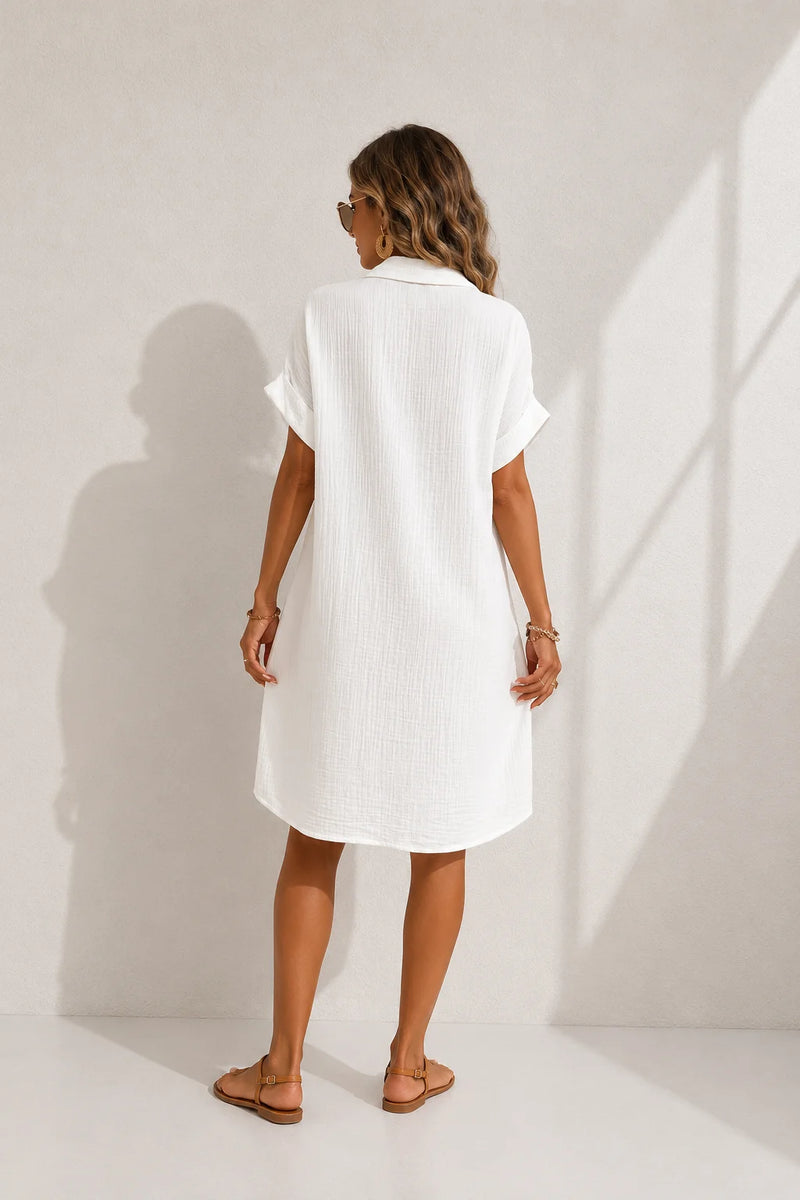Robe chemise droite