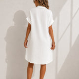 Robe chemise droite