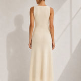 Robe droite boutonnée devant