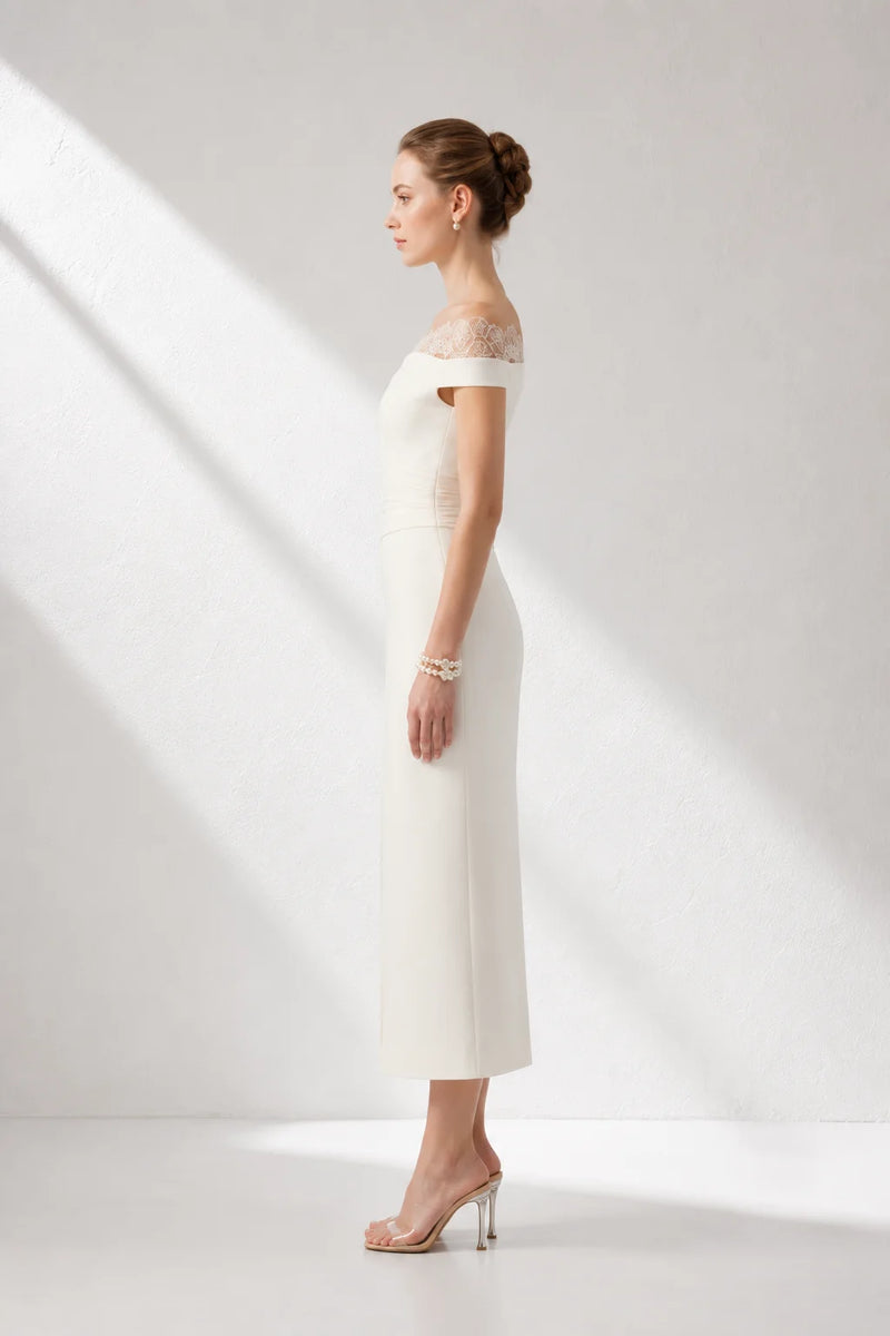 Robe droite cérémonie