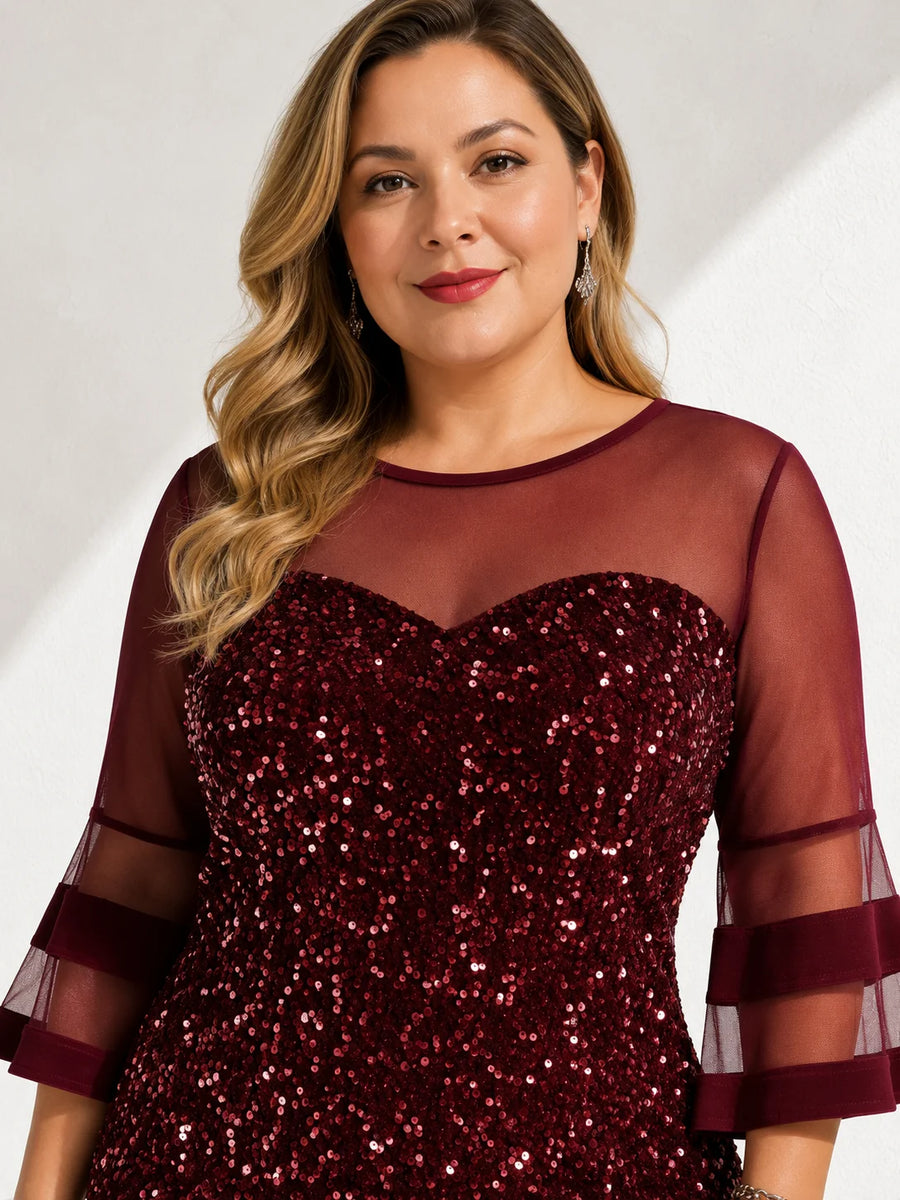 Robe Droite Grande Taille