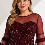Robe Droite Grande Taille