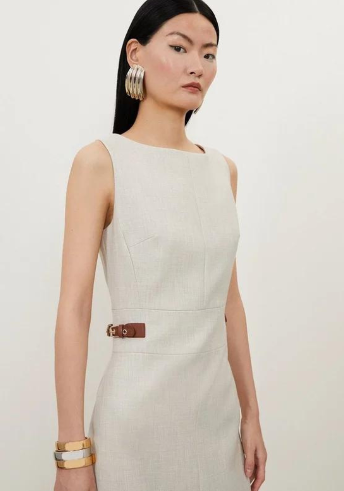 Robe droite sans manche Robe Droite