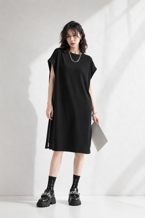 Robe droite large Noir / Taille unique
