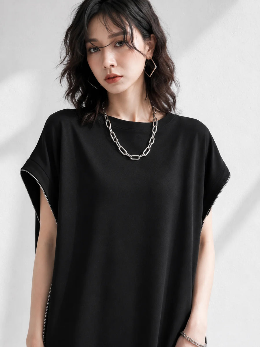 Robe droite large Noir / Taille unique