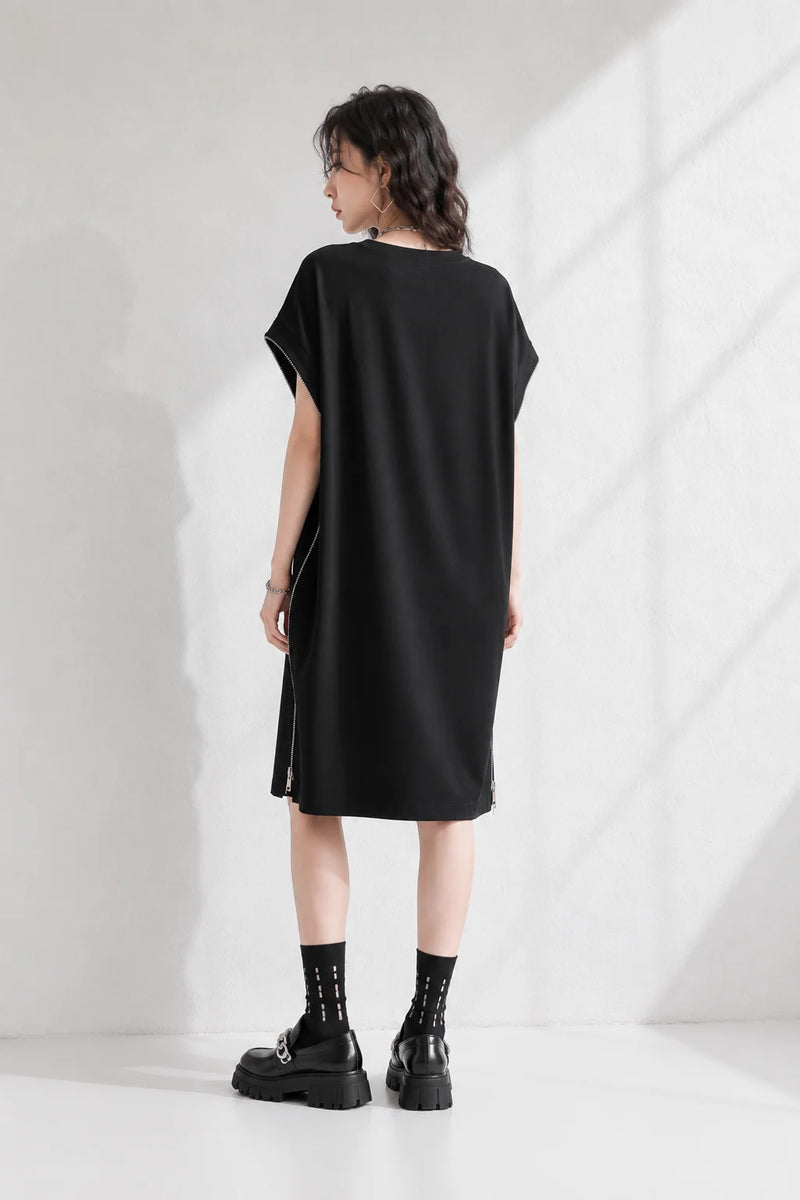 Robe droite large Noir / Taille unique