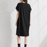 Robe droite large Noir / Taille unique