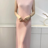 robe-droite-rose-poudre Rose / Taille unique