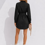 Robe droite velours femme