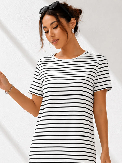 Robe Tee Shirt Droite