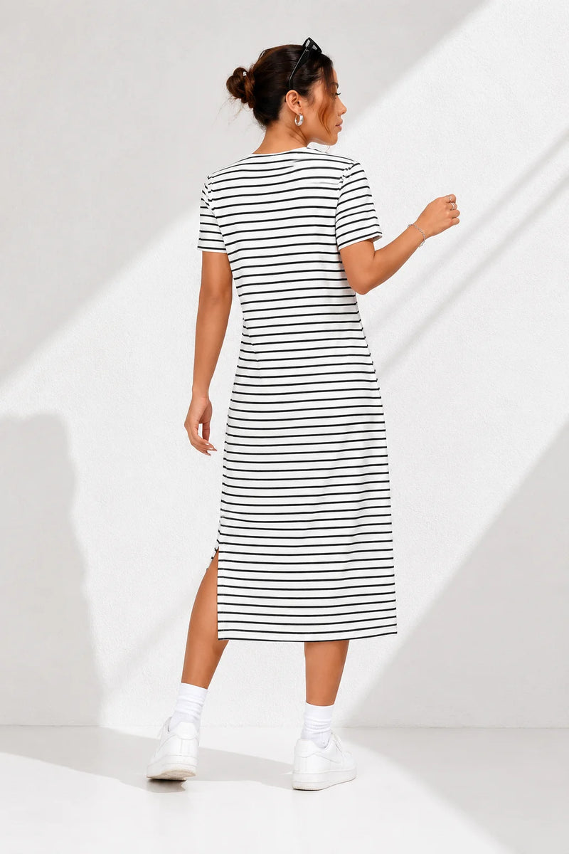 Robe Tee Shirt Droite